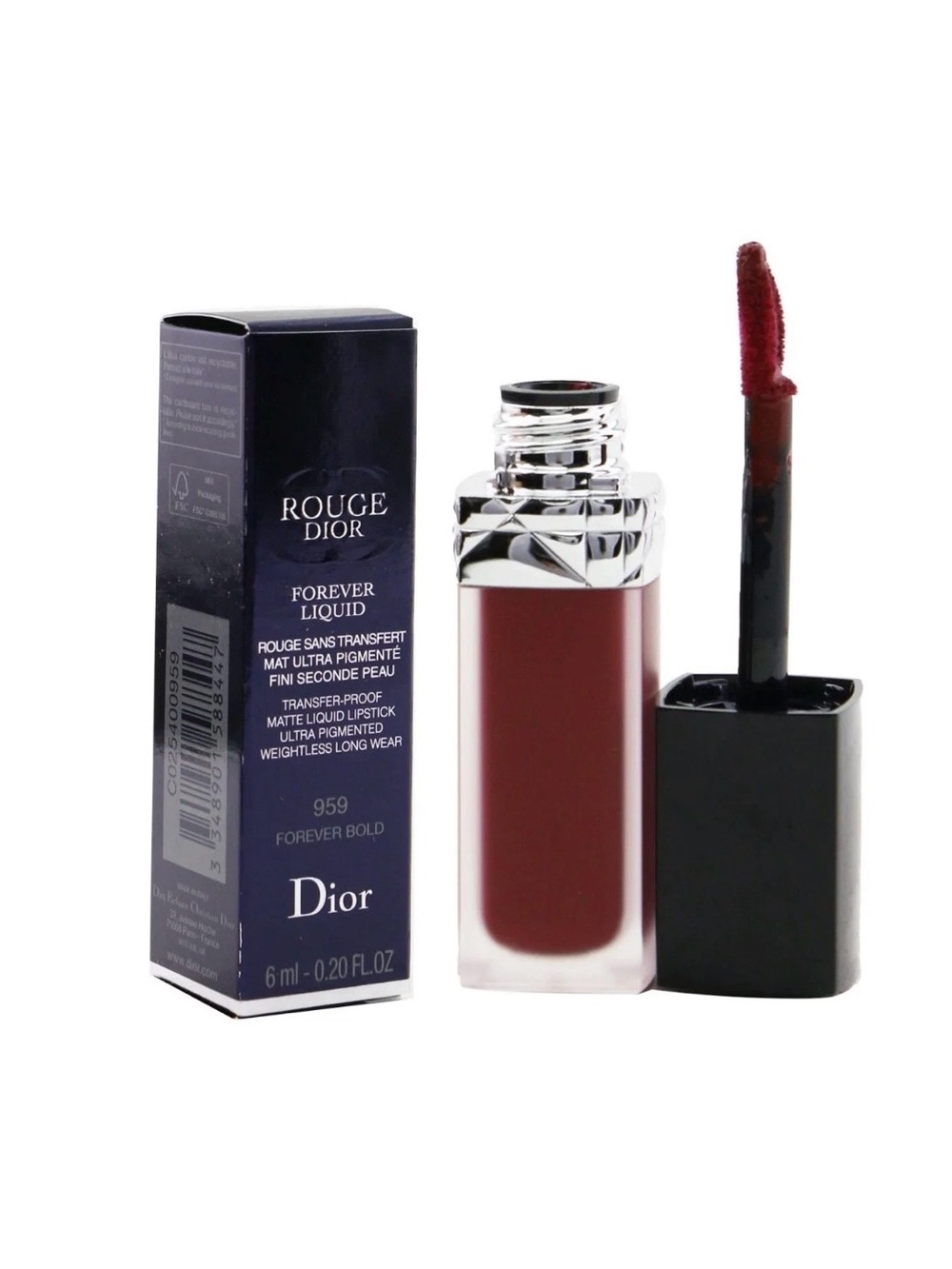 Christian Dior Rouge Dior Forever Matte Liquid Lipstick - # 959 Forever Bold NEW